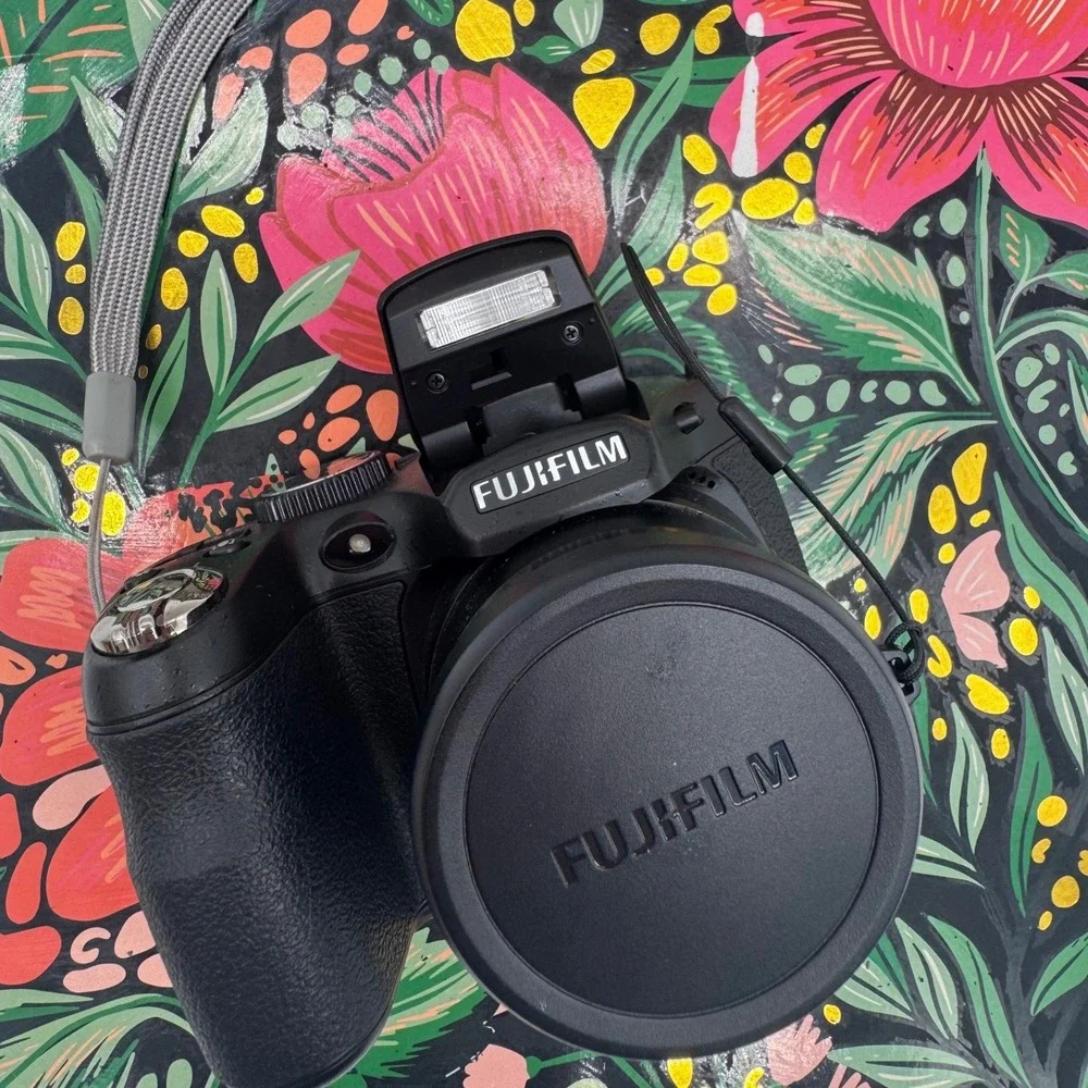Fujifilm FinePix S1800 Digital Camera Black 12.2MP 18x Op Zoom Bridge Camera